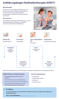 Aufklärungsbogen Stoßwelle